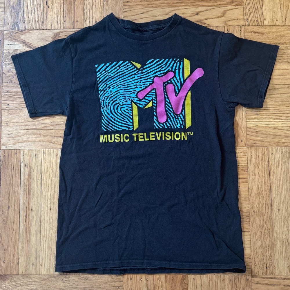MTV Black Graphic T-Shirt